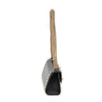 Shoulder Bag Studded GG Padlock Chain Crossbody Black Smooth Calfskin Leather