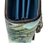 Shoulder Bag Dionysus Chain Wallet Grey Blooms Supreme Coated Canvas