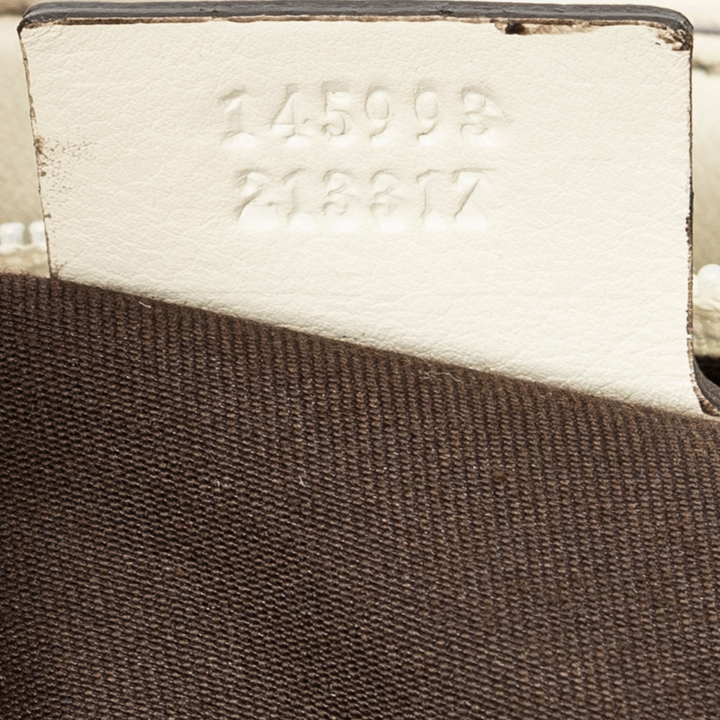 Shoulder Bag Punch Tote Beige Monogrammed Canvas