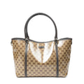 Shoulder Bag Joy Tote Brown Crystal Coated Canvas
