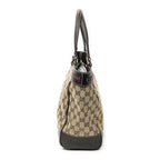 Shoulder Bag Web Mayfair Tote Beige Monogrammed Canvas