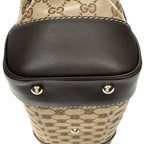Shoulder Bag Web Mayfair Tote Beige Monogrammed Canvas