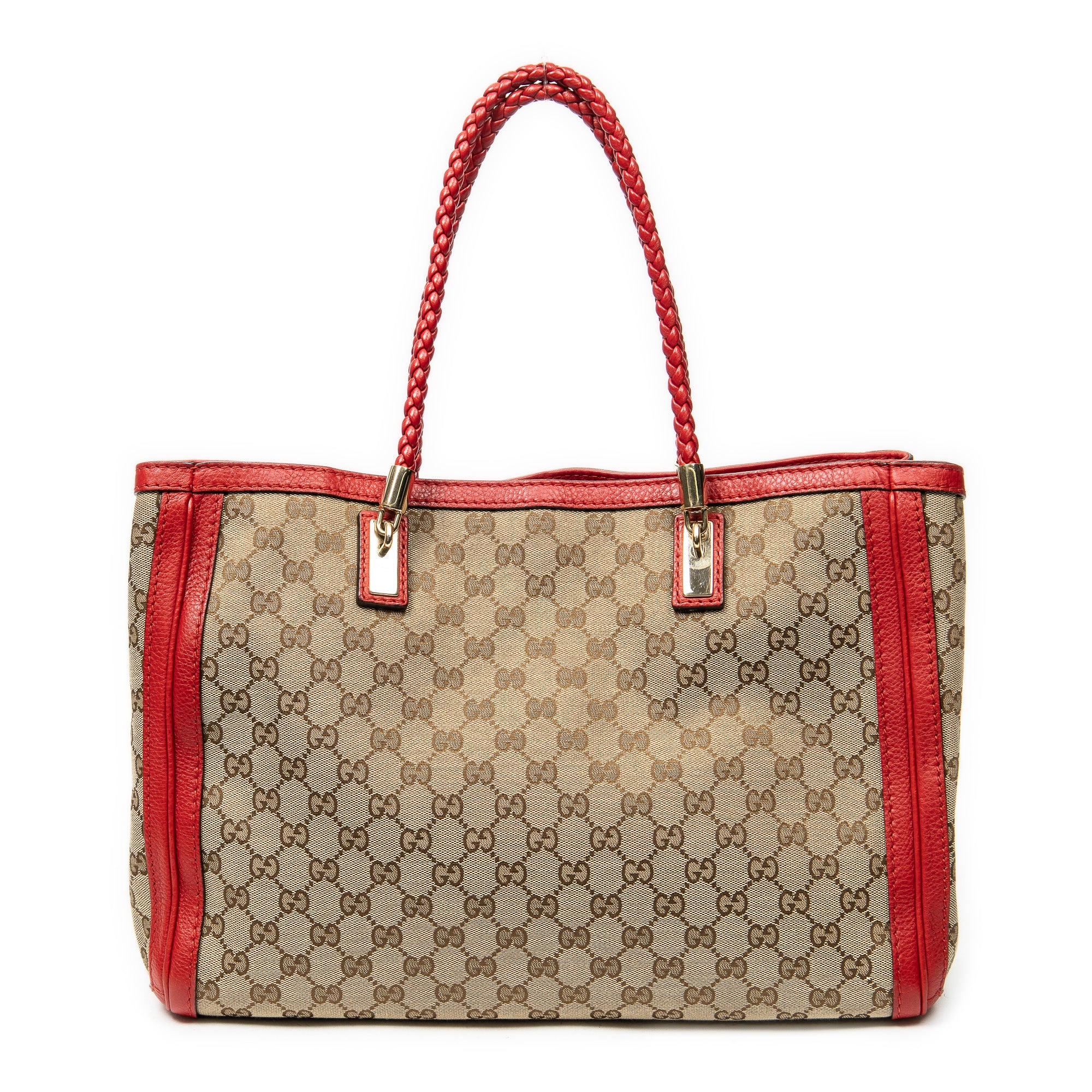 Shoulder Bag Bella Tote Beige Monogrammed Canvas
