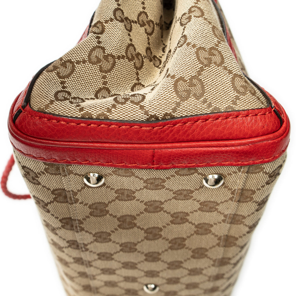 Shoulder Bag Bella Tote Beige Monogrammed Canvas