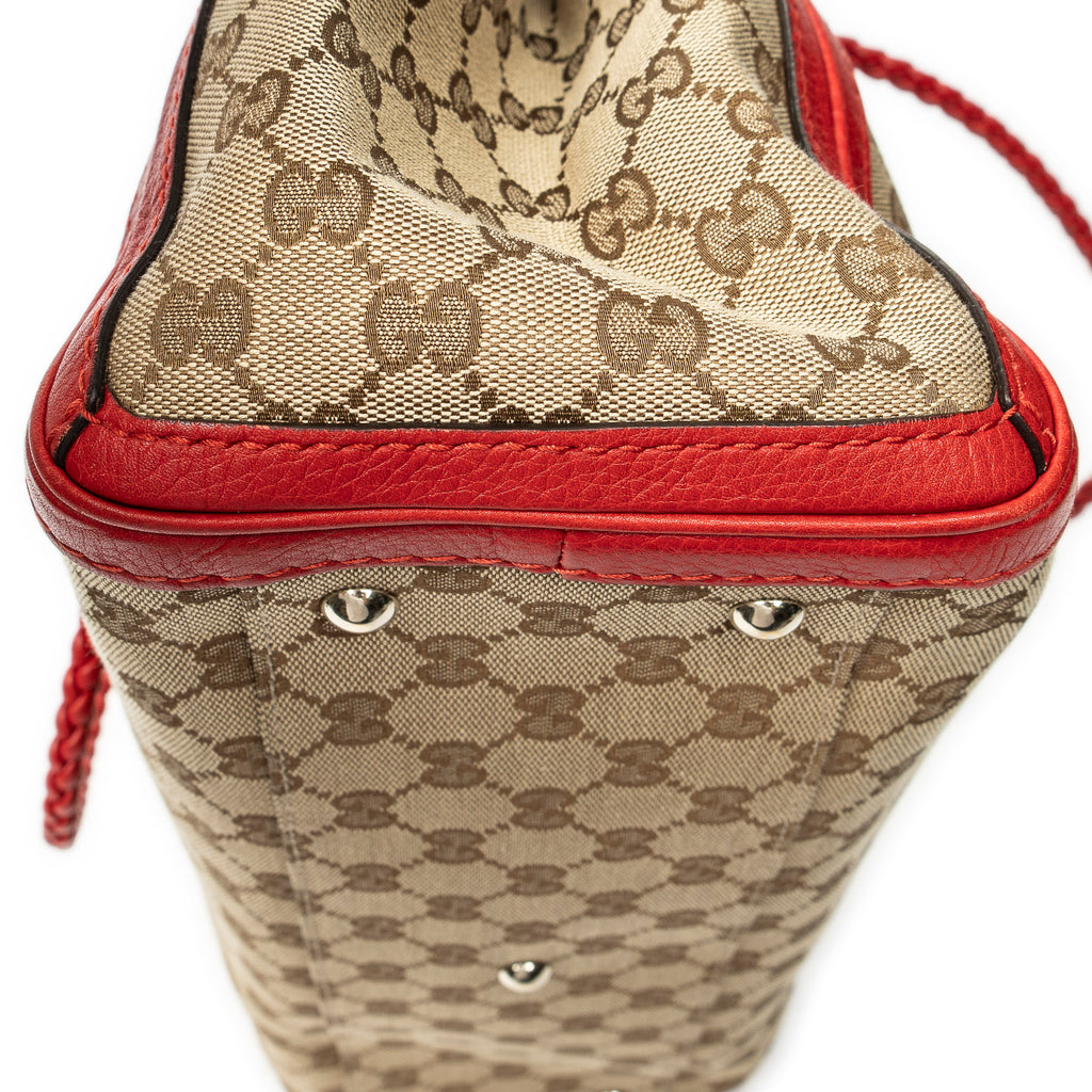 Shoulder Bag Bella Tote Beige Monogrammed Canvas