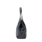 Shoulder Bag New Ladies Tote Navy Guccissima Leather