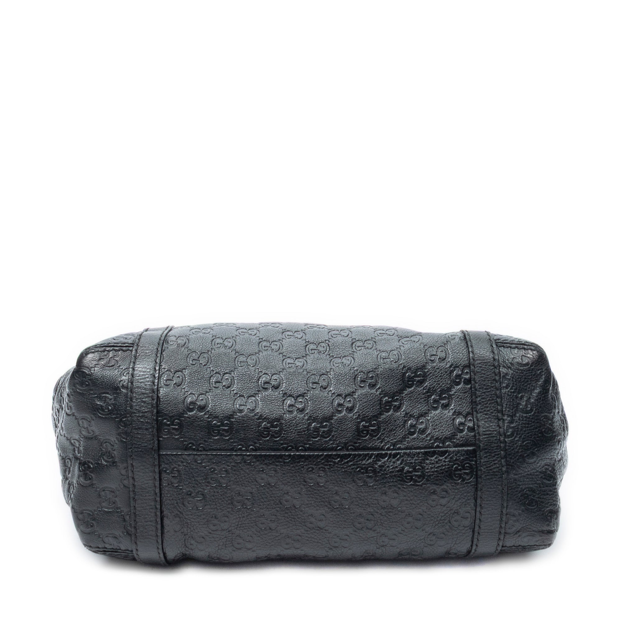 Shoulder Bag New Ladies Tote Navy Guccissima Leather
