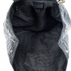 Shoulder Bag New Ladies Tote Navy Guccissima Leather