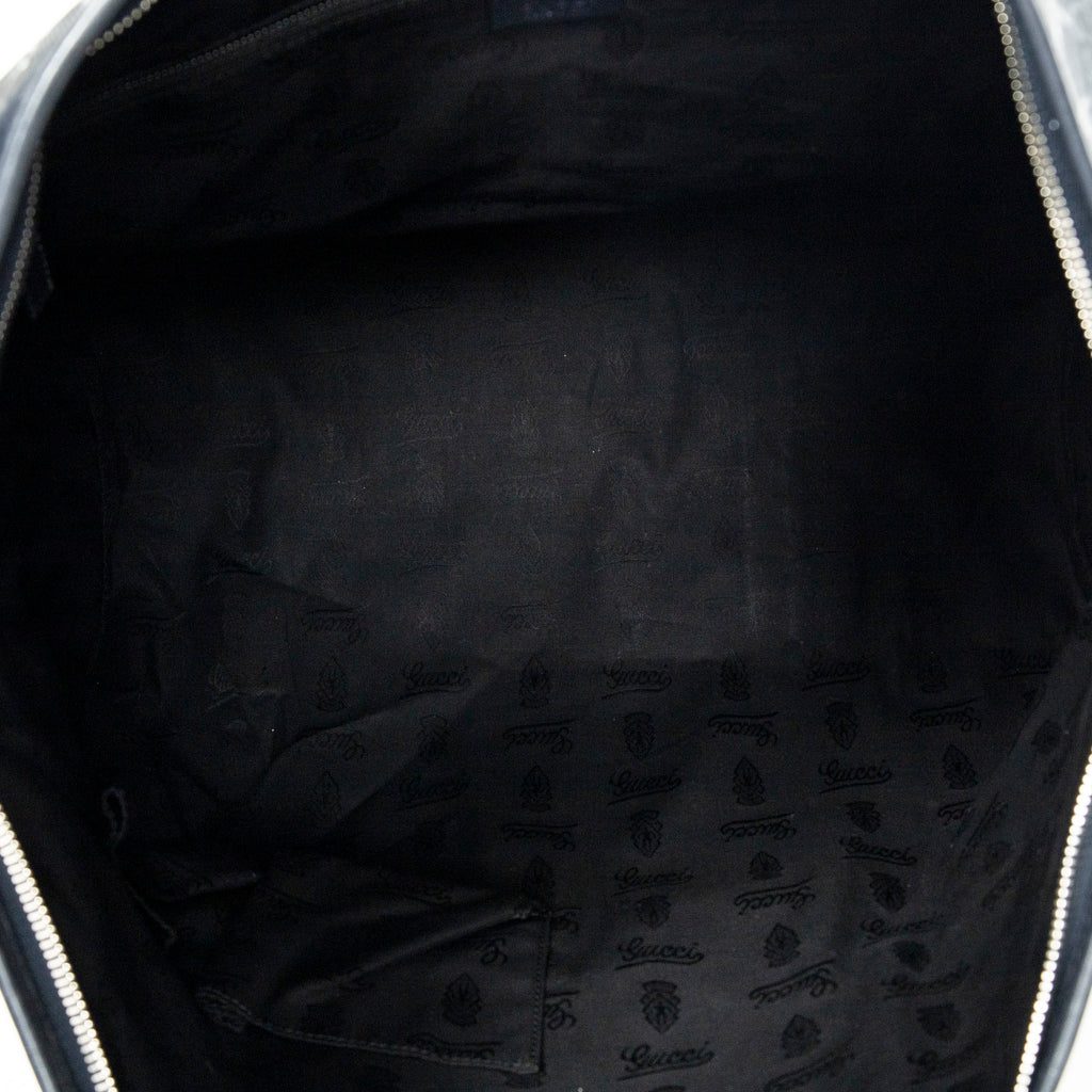 Shoulder Bag Medium Joy Tote Black Guccissima Imprint Coated Canvas