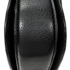 Shoulder Bag Small Bamboo Top Handle Black Calfskin Leather