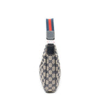 Shoulder Bag Small Pop Hobo Beige Monogrammed Canvas