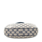 Shoulder Bag Small Pop Hobo Beige Monogrammed Canvas