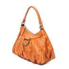 Shoulder Bag Small D-Ring Hobo Orange Guccissima Leather