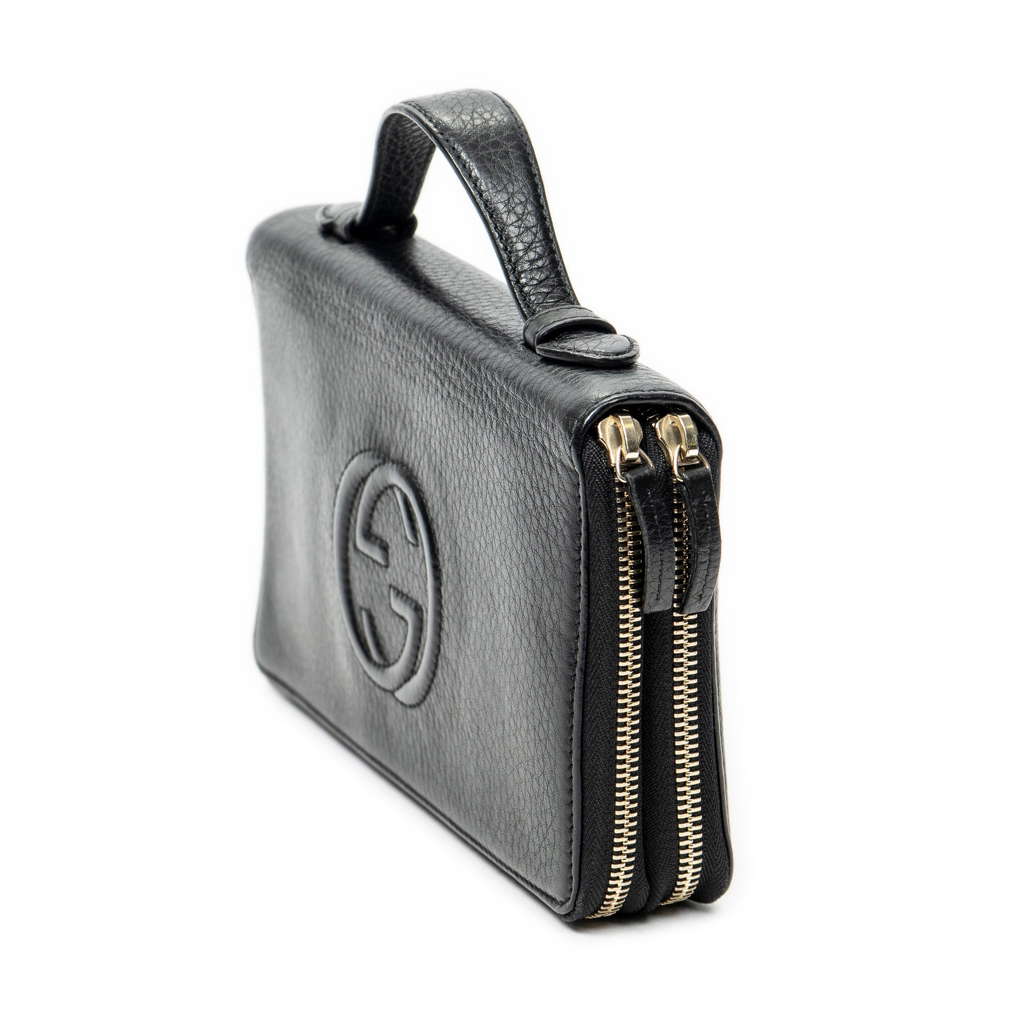Clutch Soho Clutch Black Calfskin Leather