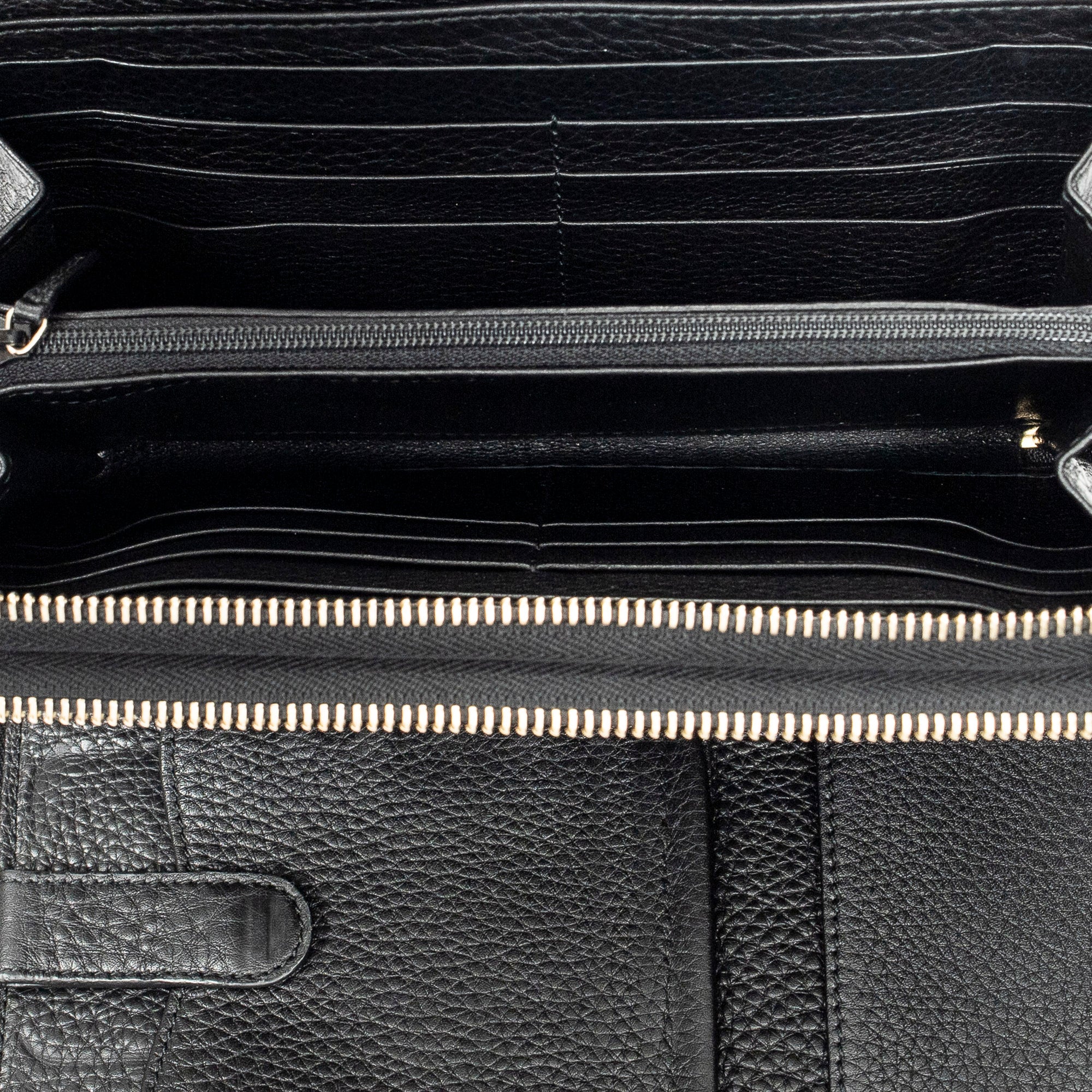 Clutch Soho Clutch Black Calfskin Leather