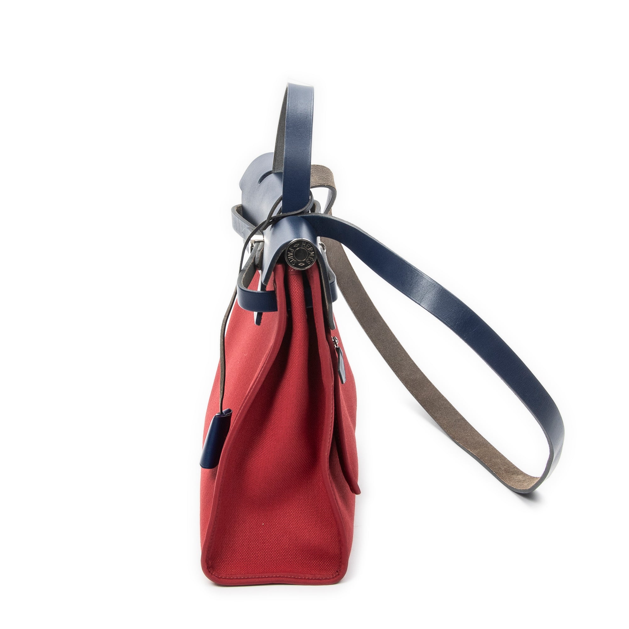 Shoulder Bag Herbag Zip PM Red Toile Officier Canvas