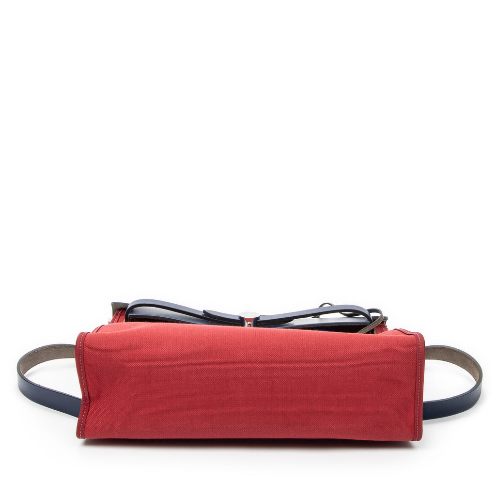 Shoulder Bag Herbag Zip PM Red Toile Officier Canvas