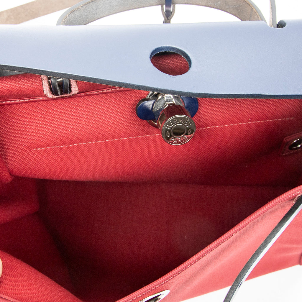 Shoulder Bag Herbag Zip PM Red Toile Officier Canvas