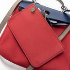 Shoulder Bag Herbag Zip PM Red Toile Officier Canvas