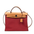 Shoulder Bag Herbag Zip PM Red Toile Officier Canvas