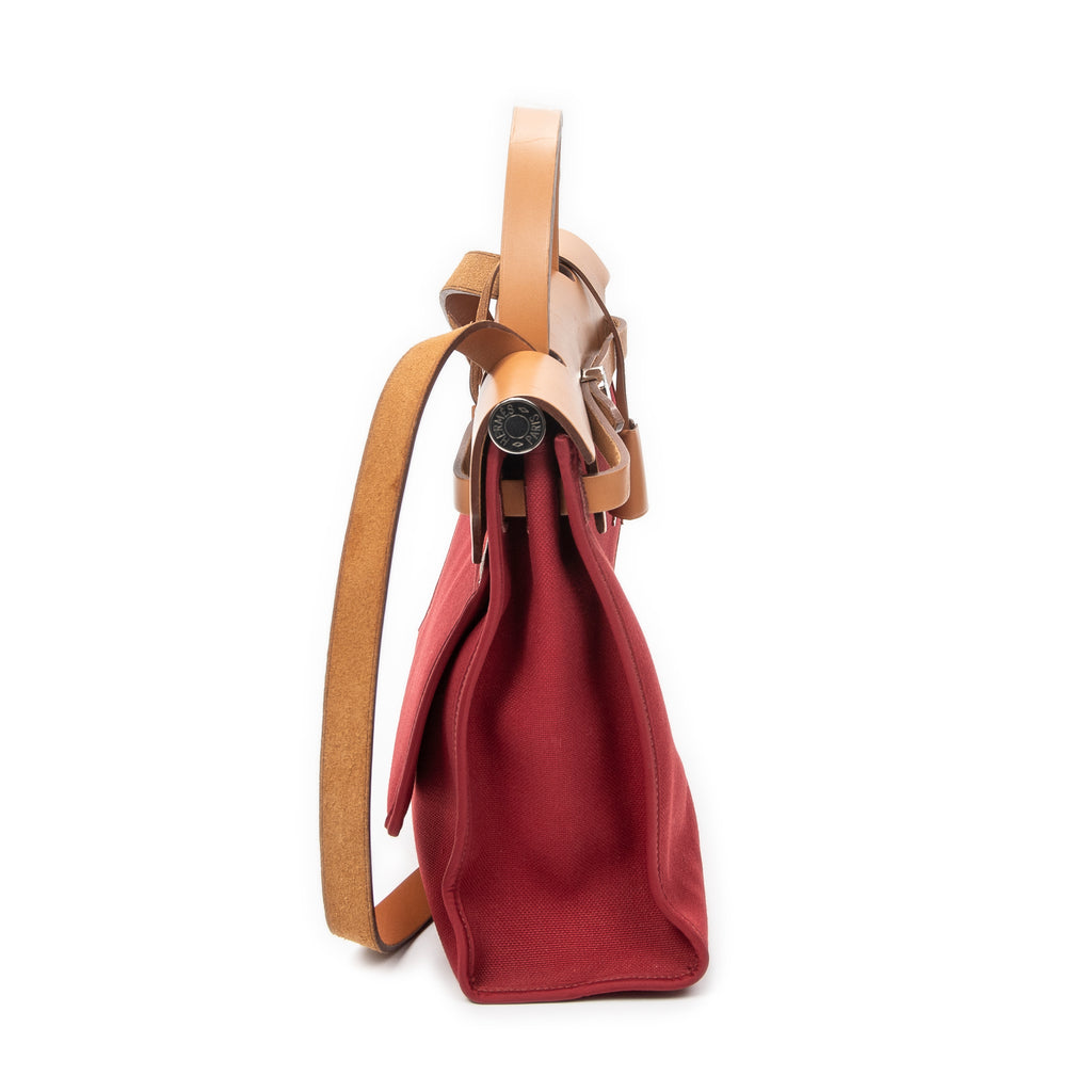 Shoulder Bag Herbag Zip PM Red Toile Officier Canvas