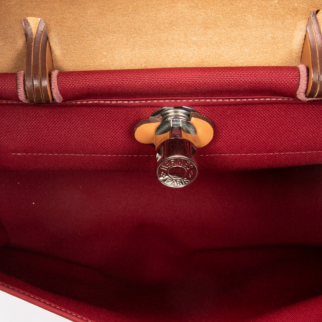 Shoulder Bag Herbag Zip PM Red Toile Officier Canvas