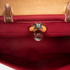 Shoulder Bag Herbag Zip PM Red Toile Officier Canvas