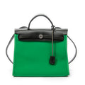 Shoulder Bag Herbag Zip PM Green Toile Officier Canvas