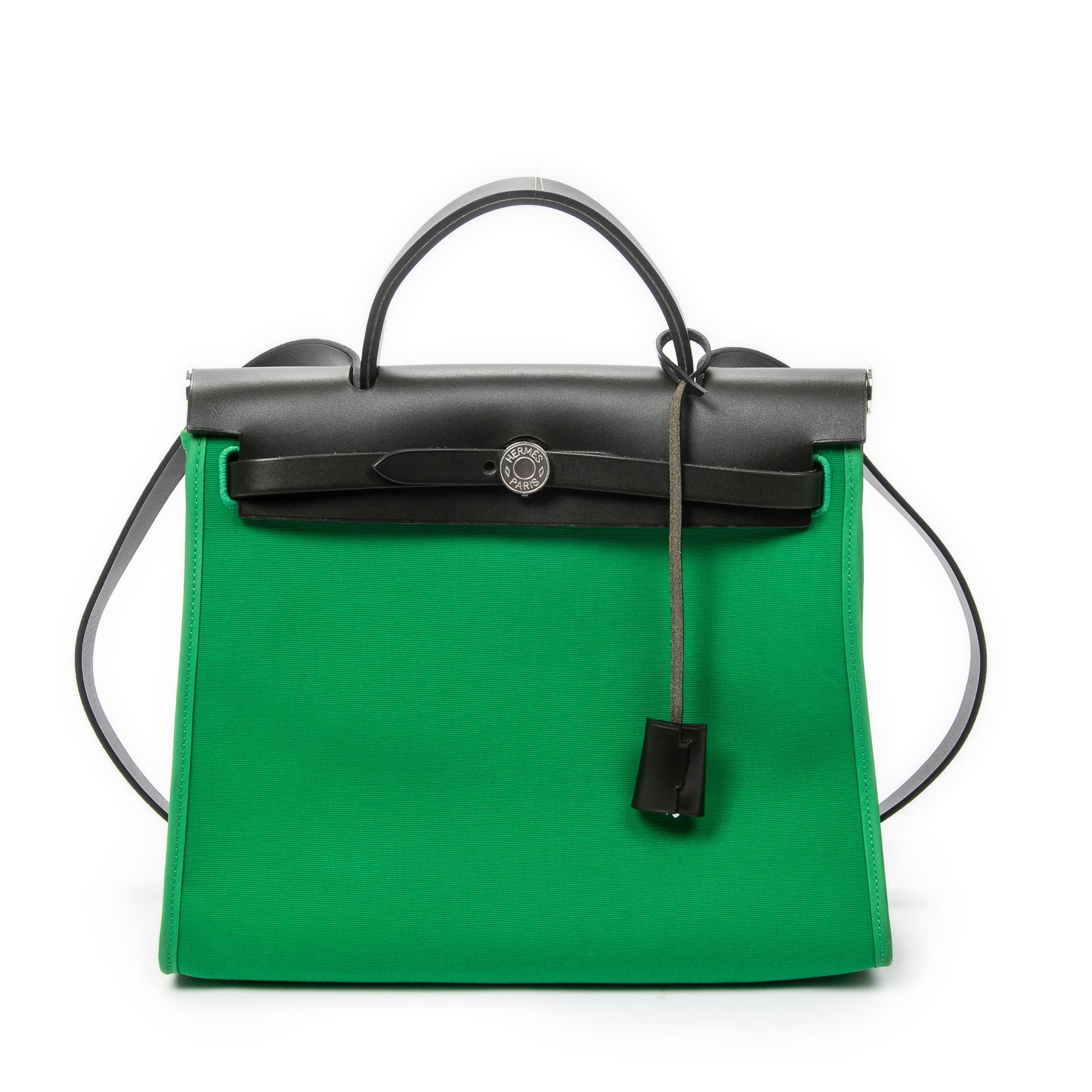 Shoulder Bag Herbag Zip PM Green Toile Officier Canvas