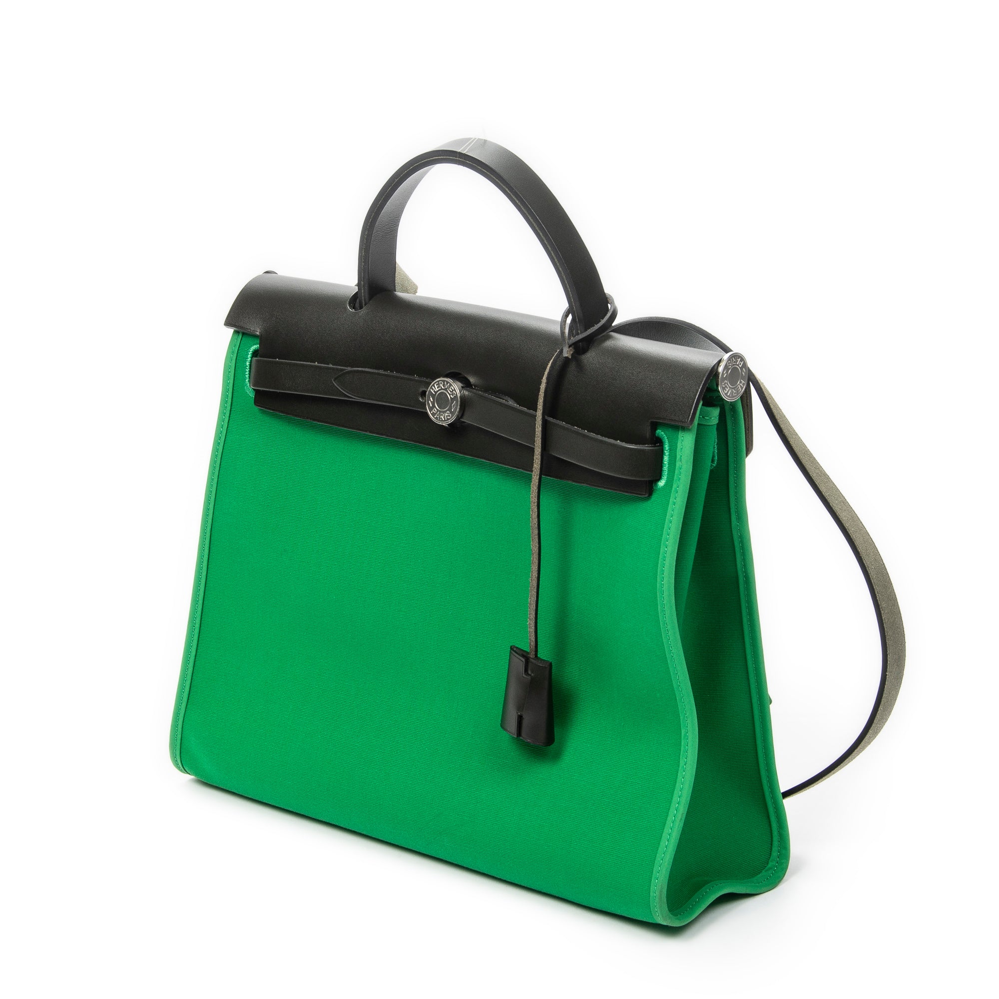 Shoulder Bag Herbag Zip PM Green Toile Officier Canvas