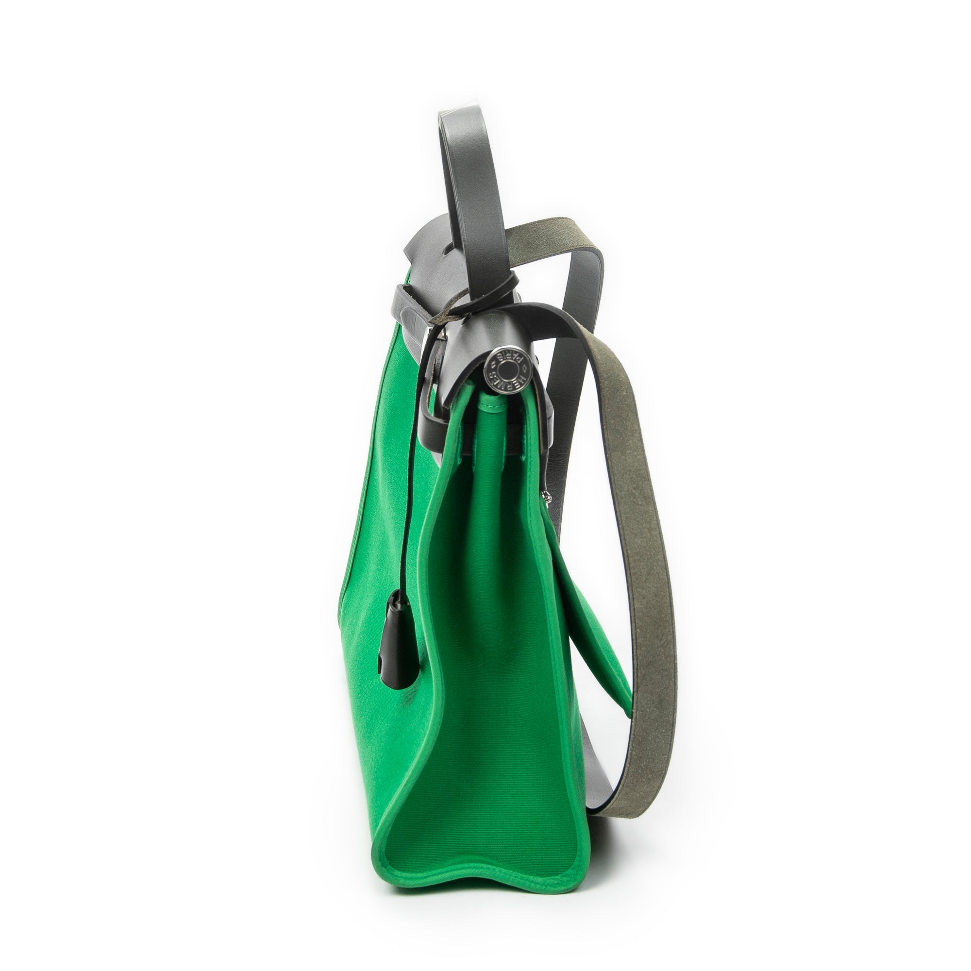 Shoulder Bag Herbag Zip PM Green Toile Officier Canvas