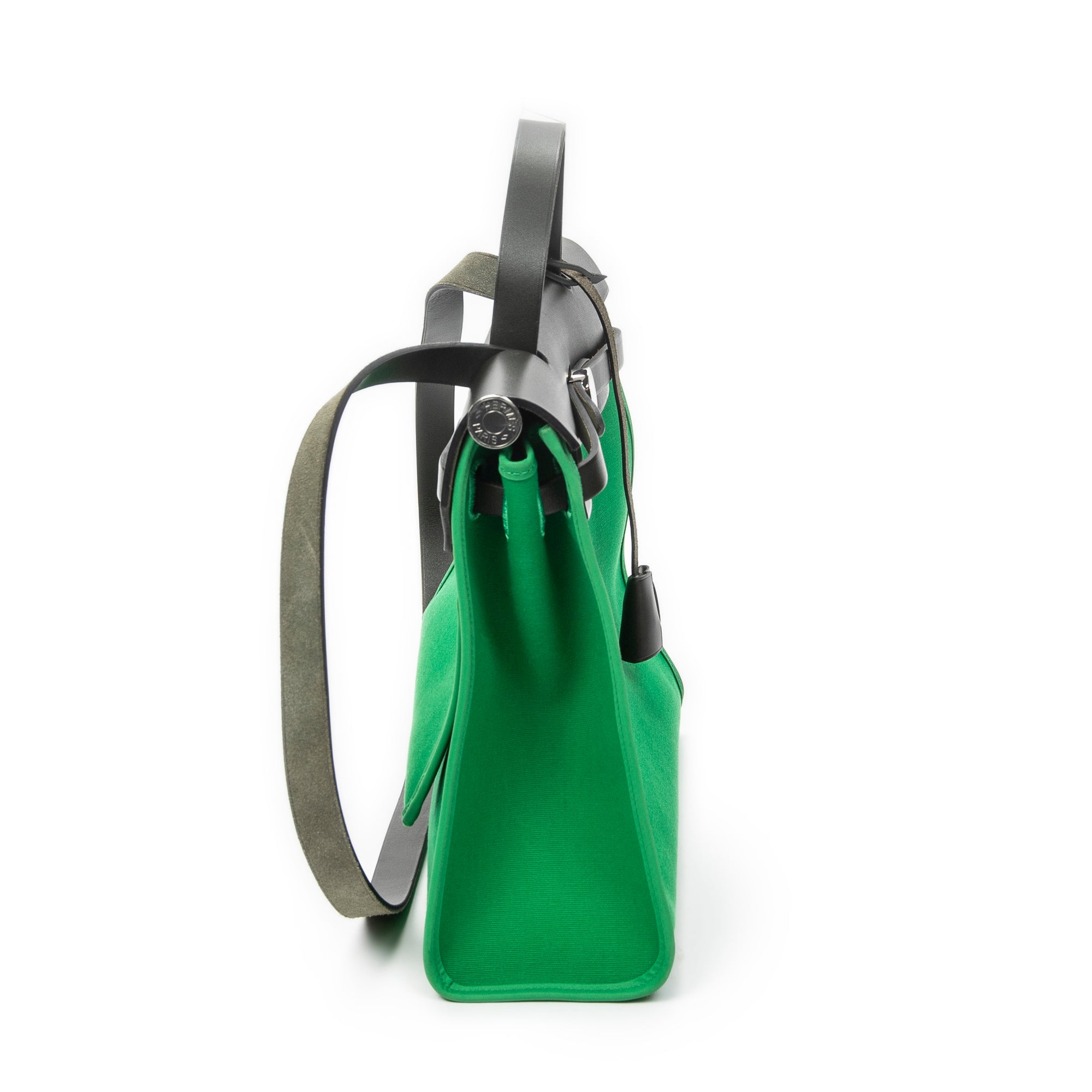 Shoulder Bag Herbag Zip PM Green Toile Officier Canvas