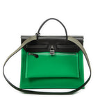 Shoulder Bag Herbag Zip PM Green Toile Officier Canvas