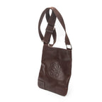 Shoulder Bag Anagram Crossbody Brown Calfskin Leather