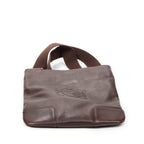 Shoulder Bag Anagram Crossbody Brown Calfskin Leather
