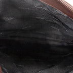Shoulder Bag Anagram Crossbody Brown Calfskin Leather