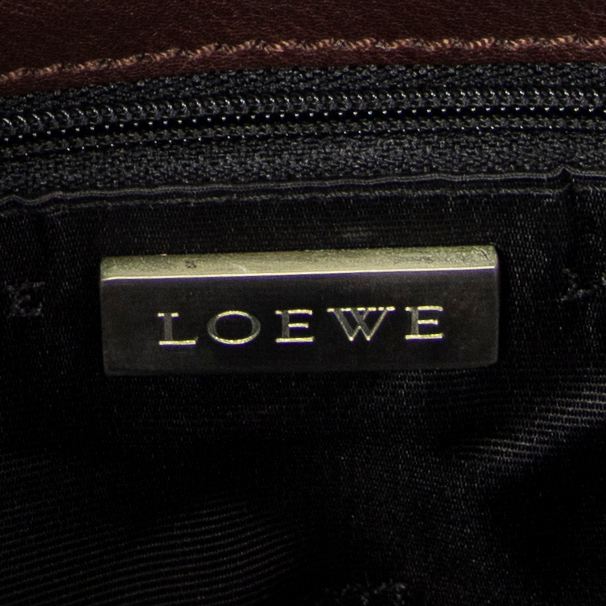 Shoulder Bag Anagram Crossbody Brown Calfskin Leather