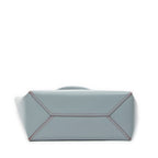 Shoulder Bag Leo Tote Grey Calfskin Leather