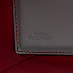 Shoulder Bag Leo Tote Grey Calfskin Leather