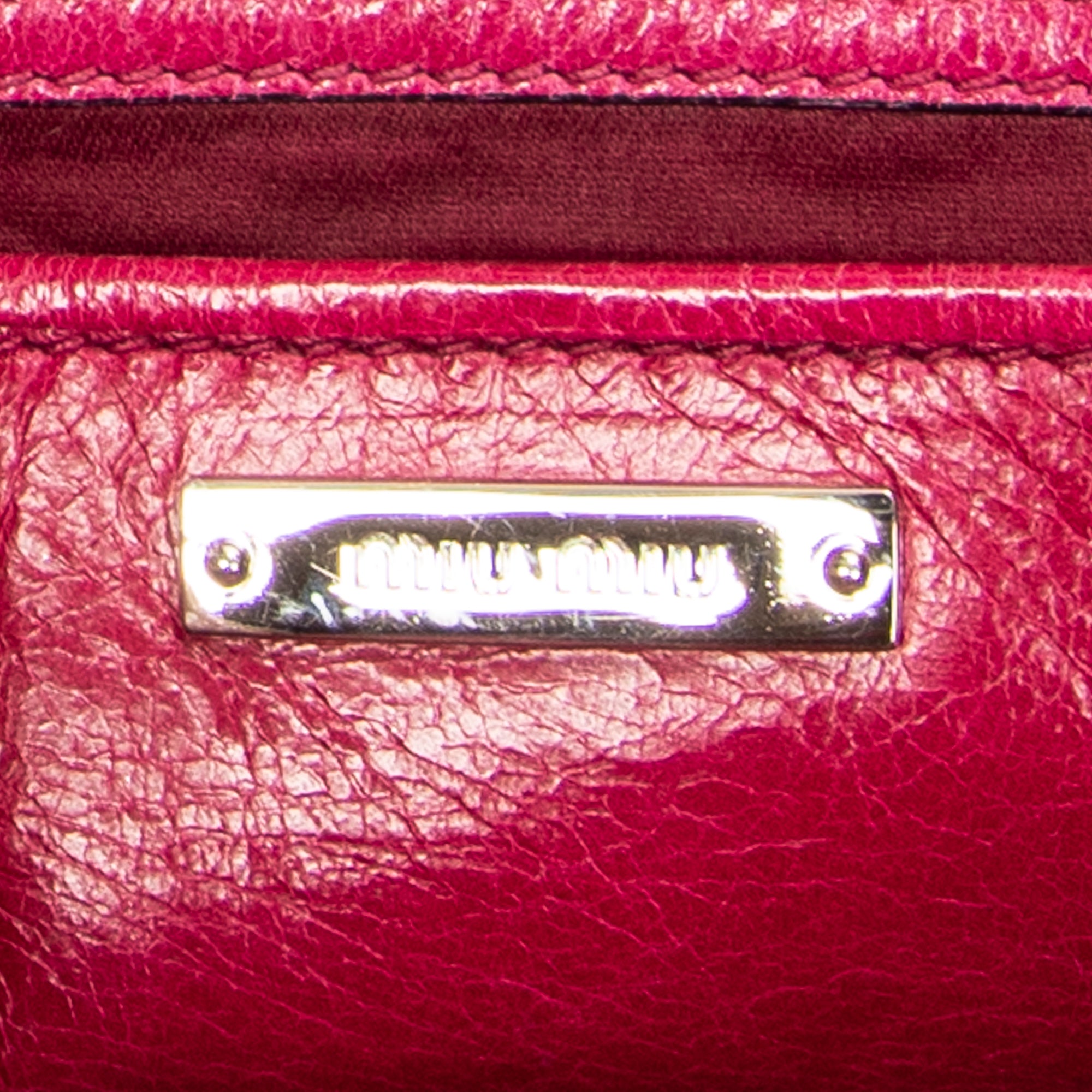 Shoulder Bag Medium Open Tote Pink Vitello Lux Leather