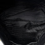 Shoulder Bag Convertible Snap Tote Black Vitello Daino Leather
