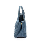 Shoulder Bag Small Canapa Tote Blue Denim Canapa Denim Canvas