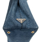 Shoulder Bag Small Canapa Tote Blue Denim Canapa Denim Canvas