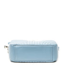Shoulder Bag Diagramme Camera Crossbody Light Blue Quilted Diagramme Leather