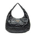 Shoulder Bag Large Spectrum Hobo Black Quilted Calfskin Leather