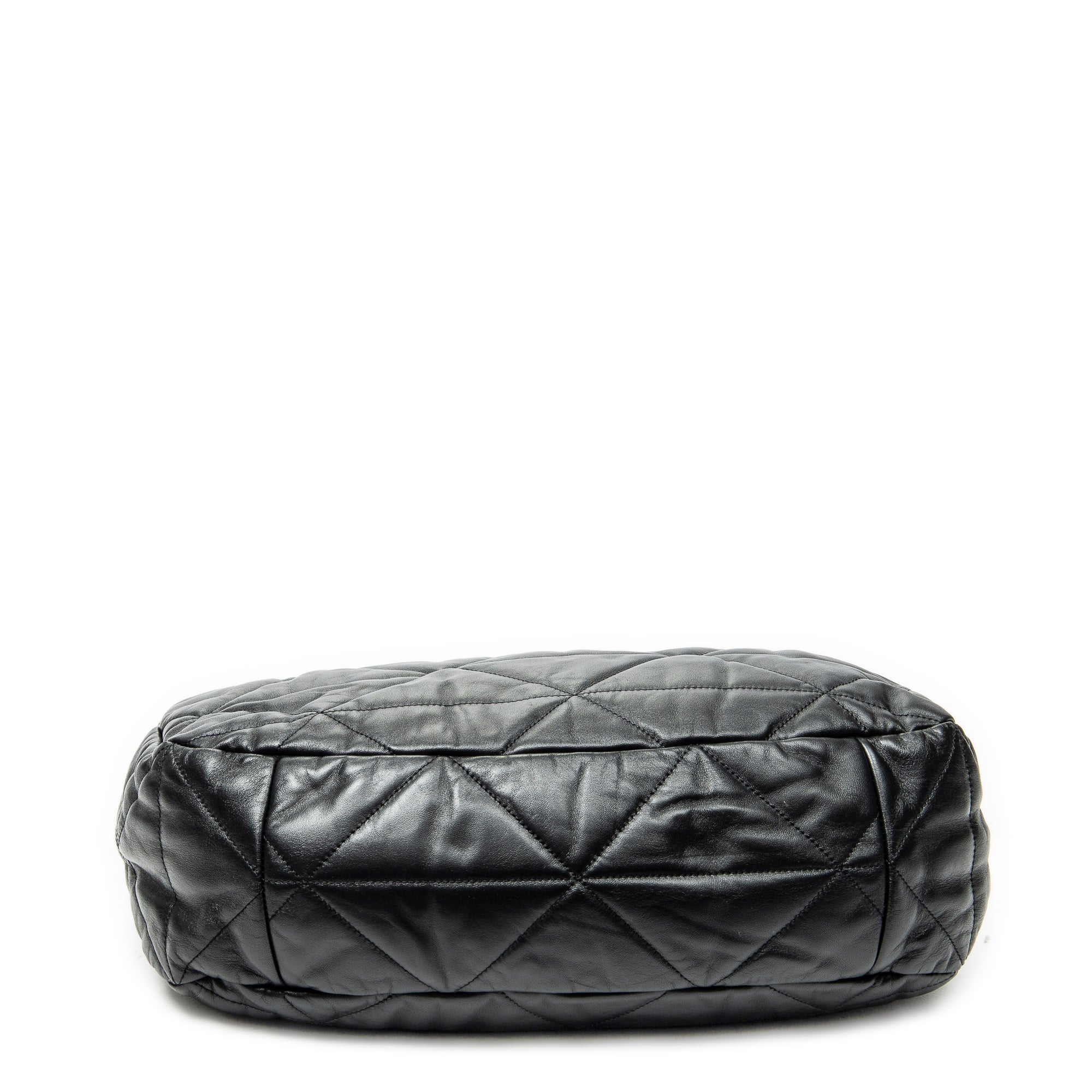 Shoulder Bag Large Spectrum Hobo Black Quilted Calfskin Leather