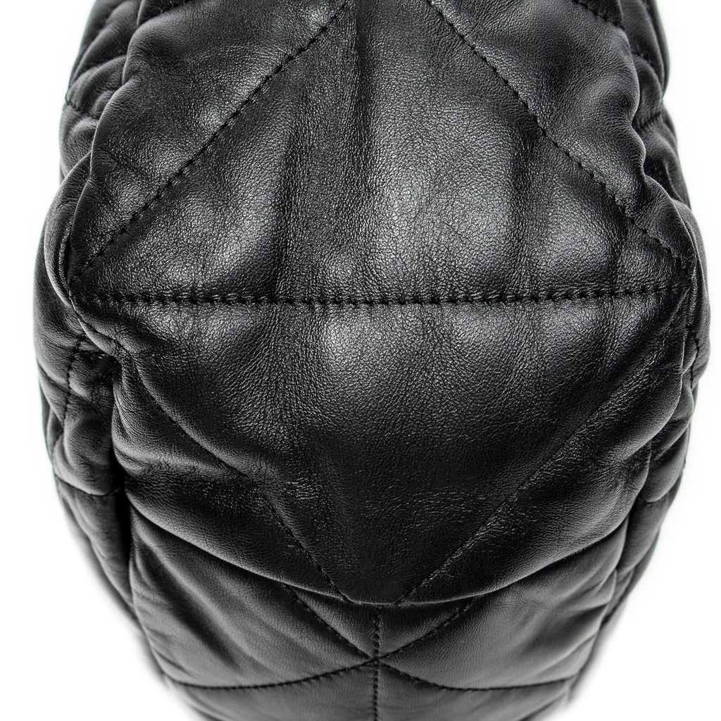 Shoulder Bag Large Spectrum Hobo Black Quilted Calfskin Leather