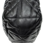 Shoulder Bag Large Spectrum Hobo Black Quilted Calfskin Leather