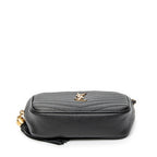 Shoulder Bag Mini Lou Camera Bag Black Quilted Grain de Poudre Leather