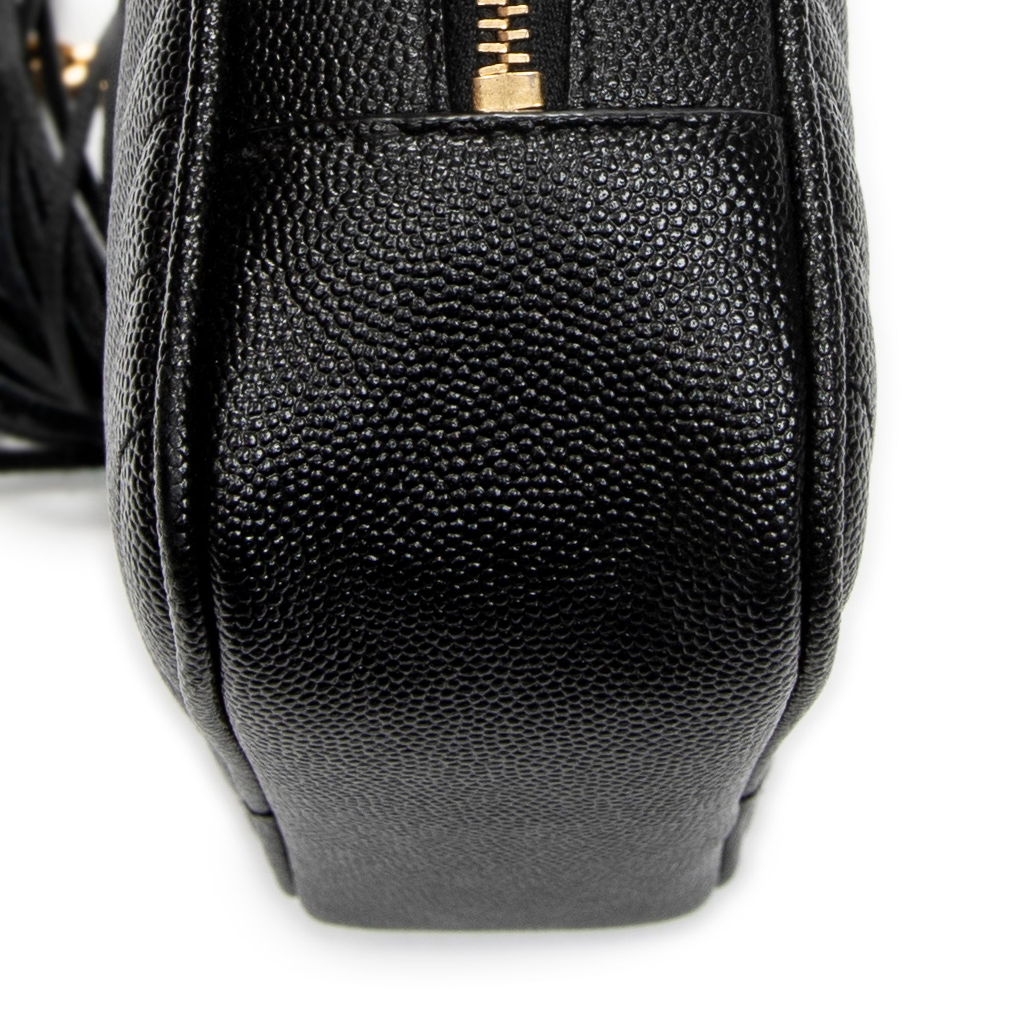 Shoulder Bag Mini Lou Camera Bag Black Quilted Grain de Poudre Leather